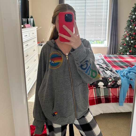 BRAND NEW Aviator nation zip up hoodie - Picture 2 of 13